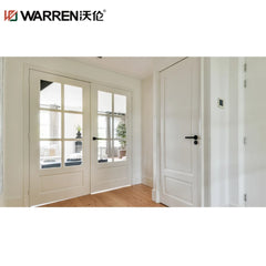 WDMA 42x80 French Aluminum Low E Double Glazed Green Indoor Internal Door Inswing