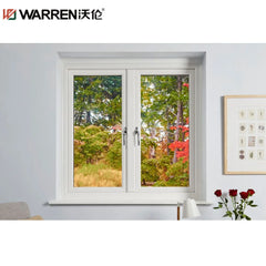 WDMA Double Glazed Casement Windows Black Aluminium Glass Window Double Glass Window Casement