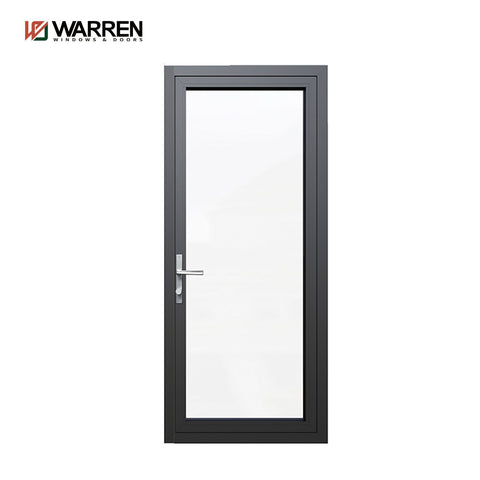 Resident Thermal Insulation Soundproof Aluminum Profile Tempered Glass Exterior French Doors