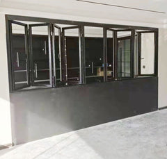 WDMA Aluminum Thermal break Aluminum Door bi-folding door