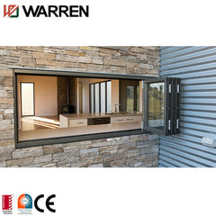 Standard reasonable price aluminum kitchen folding window