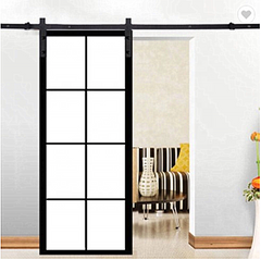 WDMA  black steel thermal break steel doors fancy steel door grill design french style door