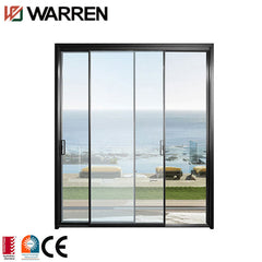 Double glazed sliding doors aluminum interior slide industrial sliding door