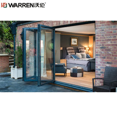 24x78 Bifold Aluminium Triple Glazing Black Retractable Vented Door Near Me