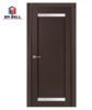 Laminated Glass Wooden Veneer Mdf Internal Door Design Single Swing Open Style Interior Doors on China WDMA