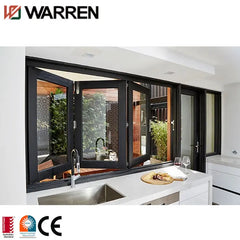 WDMA Bifolding Windows Vertical Folding Window Folding Window Aluminium Glass Exterior