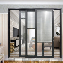 low e glass double sliding door balcony