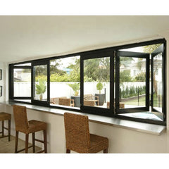 Hot Sale Aluminum Windows Australian Standard Upvc Window Sliding Glass Reception Bifold Window Track