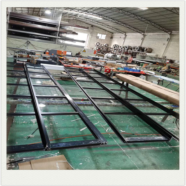 China WDMA Customized American standard Aluminum Modern Glass garage door