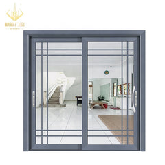 Wholesale price french with white aluminum alloy sliding glass door