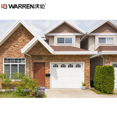 WDMA 14x7 Garage Door One Car Garage Door With Windows Aluminum Garage Door With Windows