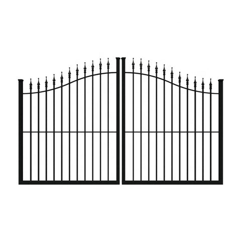 Metal Modern Gates Design And Fences Aluminum Power Coated Gate Outdoor Metal Gates