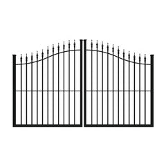 Metal Modern Gates Design And Fences Aluminum Power Coated Gate Outdoor Metal Gates