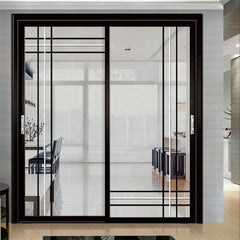 Industrial Aluminum Sliding Door Frame Modern Design Aluminum Glass Dual Sliding Door Aluminum Frame Sliding Doors Windows