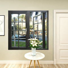 modern aluminum thermal break double glass windows price