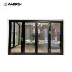 104x35 folding door with best Hardware aluminium window frames with thermo brake