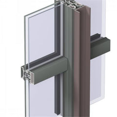 WDMA Window Malaysia Aluminium Hidden Frame Glass Window Aluminum Curtain Wall Philippines