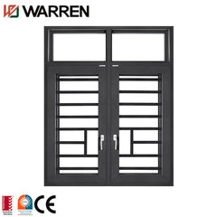 Aluminum swing tempered glass casement aluminum window