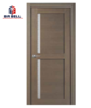 Laminated Glass Wooden Veneer Mdf Internal Door Design Single Swing Open Style Interior Doors on China WDMA