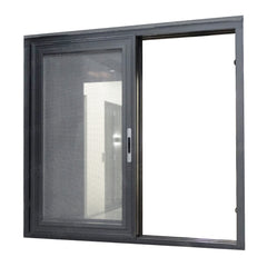 WDMA aluminum sliding double glazed window