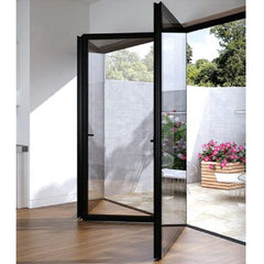 China WDMA safe glass bifold doors