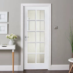 WDMA Window European Style Interior Door Designs Aluminium  Bathroom Toilet Glass Swing Doors