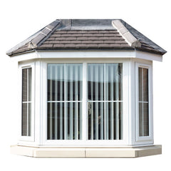 Aluminum Extend Awning Panel Tempered Glass Fixed Corner Window Bay Bow Windows