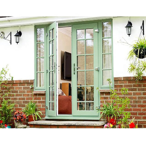 European Decoration Top Quality Aluminum Profile Frame French Swing Double Door For Residential And Commercial french door