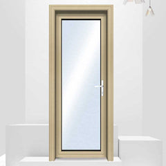 Low MOQ Factory Price D80 surface finishing exterior contemporary glass soundproof aluminum door on China WDMA on China WDMA