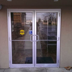 Tempered glass doors and windows for buildings,office,store front,commercial door A-030