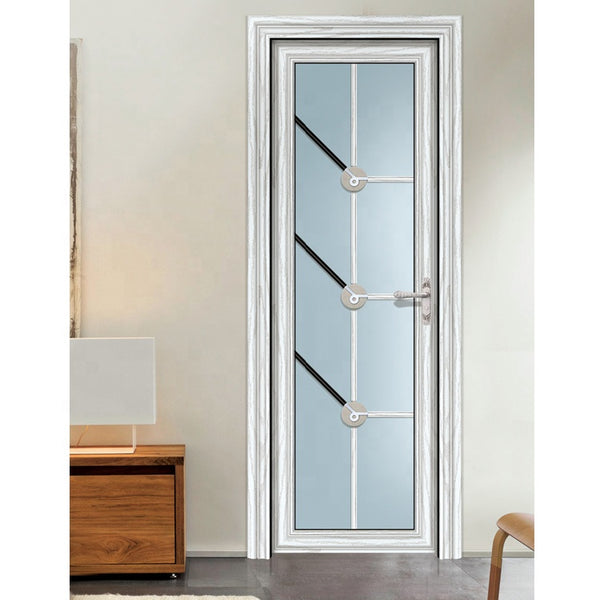 Modern house design aluminum bathroom door