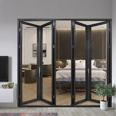 China WDMA Entrance multi concertina fold door for patio