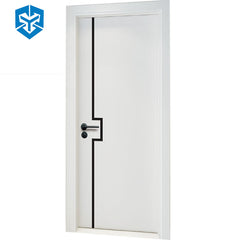 High quality custom size single double leaf exterior carved solid sliding wooden door on China WDMA