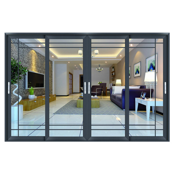 WDMA Sound insulation large glass sliding door interior