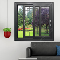 WDMA aluminum glass sliding window for apartment