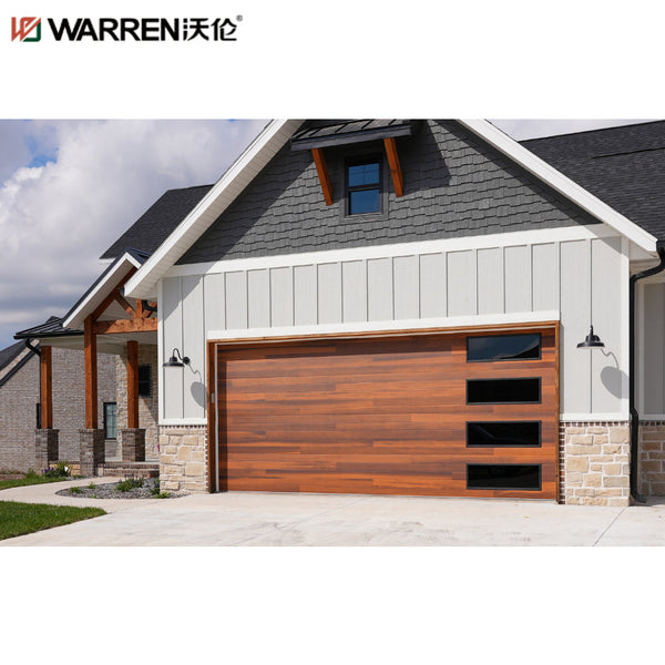 Warren 12x17 Garage Door Black Garage Door With Side Windows Garage Door Glass Aluminum