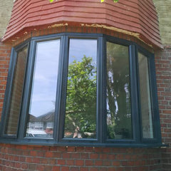 WDMA New design aluminum alloy bay casement windows with double clear glass