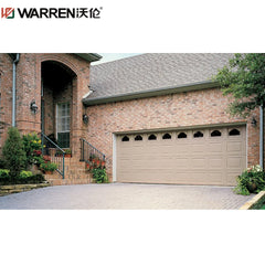 WDMA 14x7 Garage Door One Car Garage Door With Windows Aluminum Garage Door With Windows