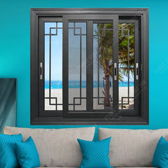 low-e aluminum glass window