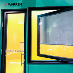 Custom Size Aluminium Door And Windows Aluminium Top Hung Window With  Glass Windows