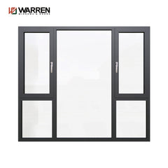 Customized Professional Double Glazed Casement Window French Window Grill Design Aluminium Window