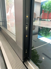 WDMA 96x80 Sliding Door 80x96 Sliding Patio Door 96in x 80in Sliding Patio Door Glass Aluminum