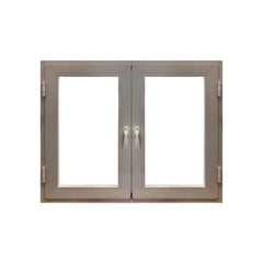 WDMA Aluminum tilt and turn windows casement window with screens