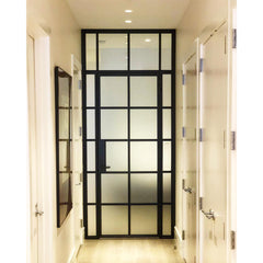 WDMA  Custom wrought iron double glass doors