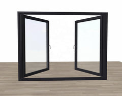 20*12 casement door aluminium 6060-T66 inward open Sobinco hardware factory sale