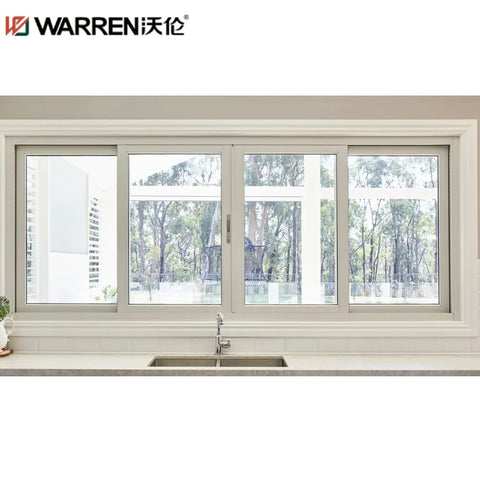 WDMA Double Vertical Sliding Window Frameless Sliding Glass Window Sliding Aluminum Glass Window