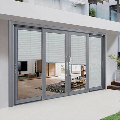 Aluminum Sliding Door  USA Standard Wholesale Hotel Best Aluminums Sliding Doors With Tempered Aluminum Telescopic Sliding Door