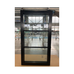 WDMA high view aluminum fixed window with with obscure glass