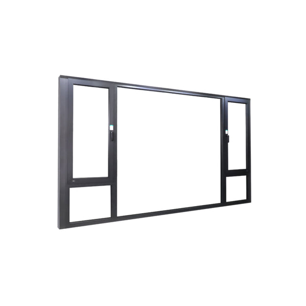 WDMA customized simple design aluminum wood finish aluminum window with good quality