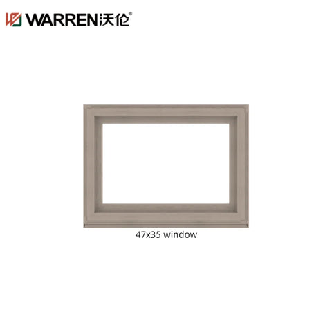 47x35 Window Double Glazed Windows Soundproof Aluminium Window Manufacturer